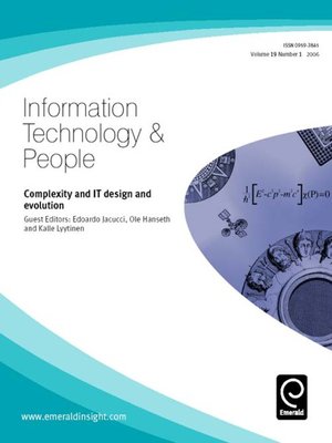 cover image of Information Technology & People, Volume 19, Issue 1